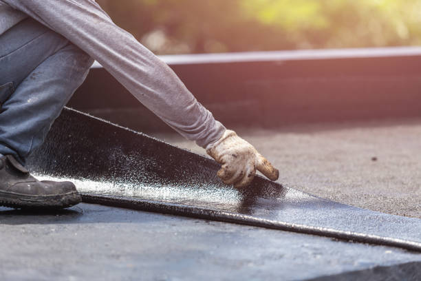 Professional Waterproofing technician working in Overpeck, OH